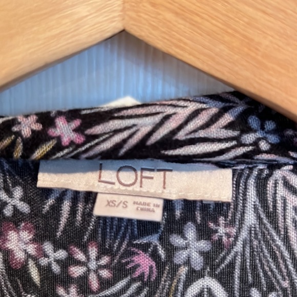 SOLD LOFT Floral Kimono in Dark blue - XS / S - Picture 3 of 5